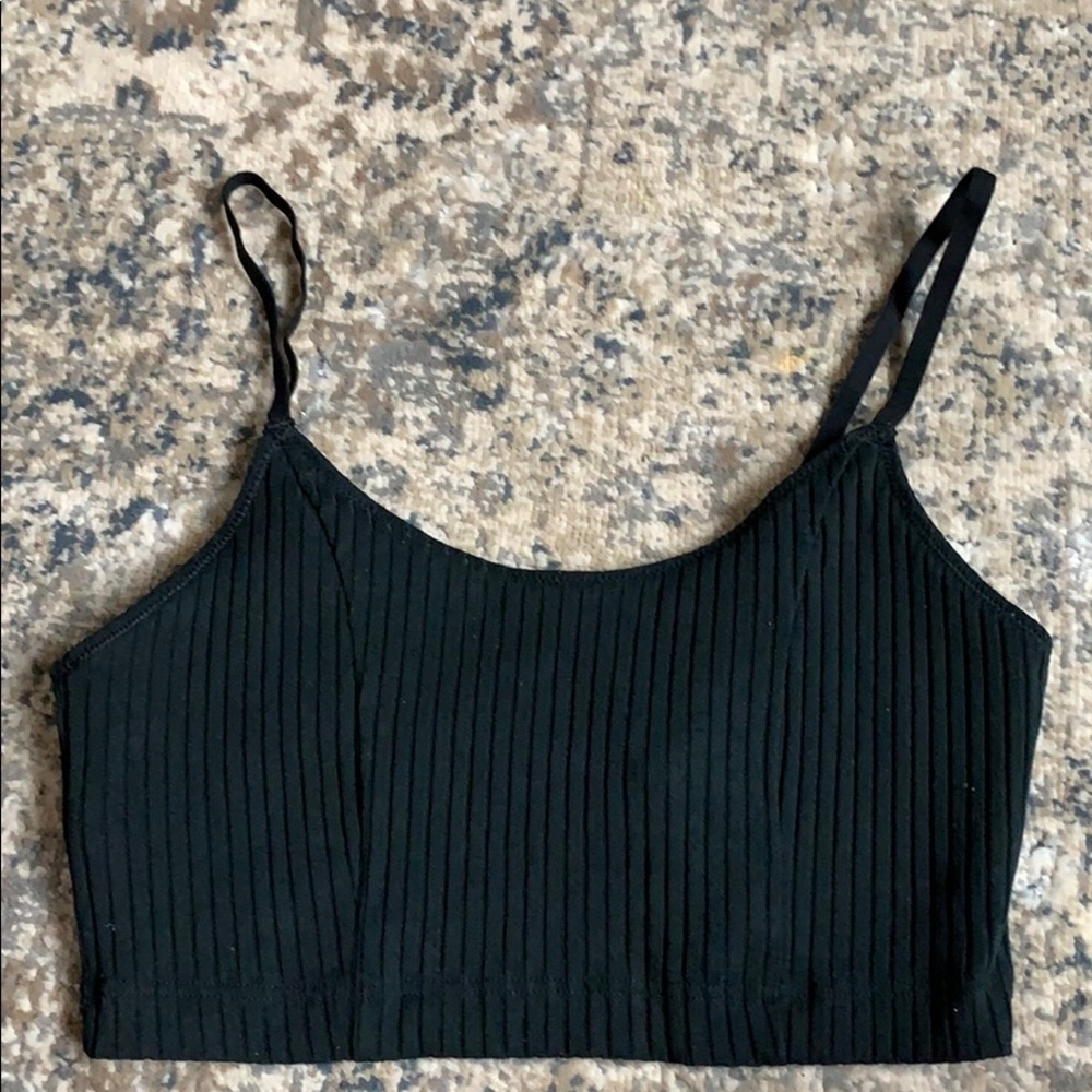 Aerie Chill Ribbed Longline Bralette